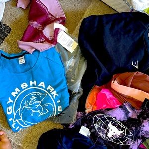 New gym shark and other workout clothes